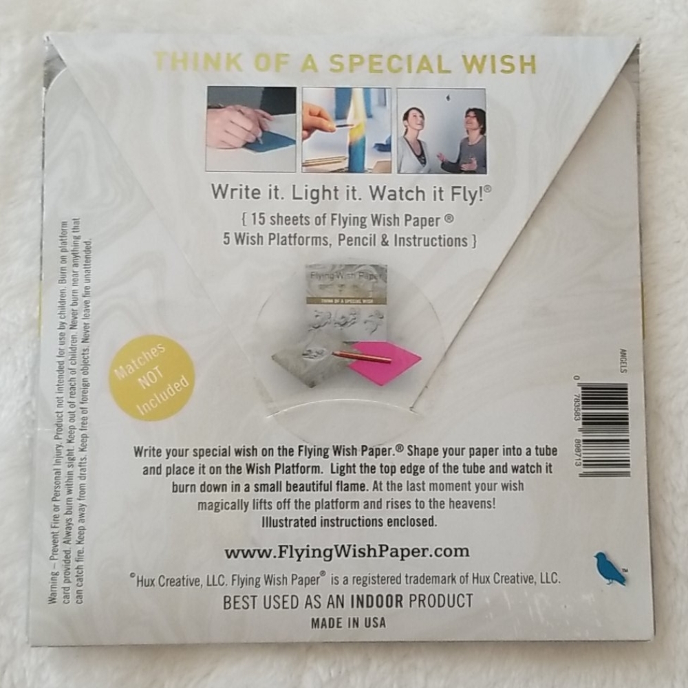 Flying Wish paper (angels) - Picture 2 of 4